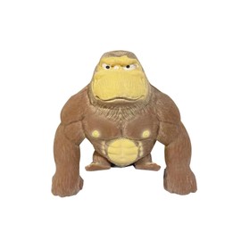 AHYCS Squishy Monkey Toy - Brown Stretch Gorilla, Stretch Monkey Stress Relief Toy, Novelty TikTok Gorilla Squeeze Toys, Funny Splat Monkey Sensory Stress Toy for Anxiety Women Men Kids (Small)