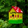 Baker Ross EF665 Wooden Birdhouse Kits (Pack Of 2) For