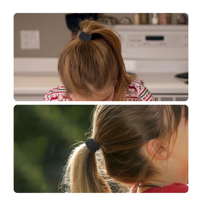 QRTVI QRTVI 120 Pcs Baby Hair Ties, Cotton Toddler Hair