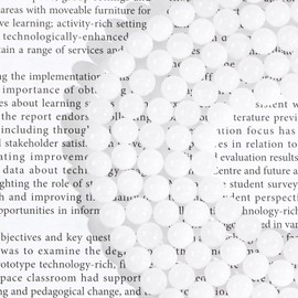 Crystal Beads for Jewellery Making - 45pcs White Jade, 8mm Round, Gemstone & Stone