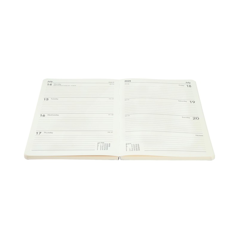 Collins Maru 2025 Planner - A5 Week To View Cut