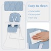 INFANS Baby High Chair, Quick Folding Portable Highchair for Babies
