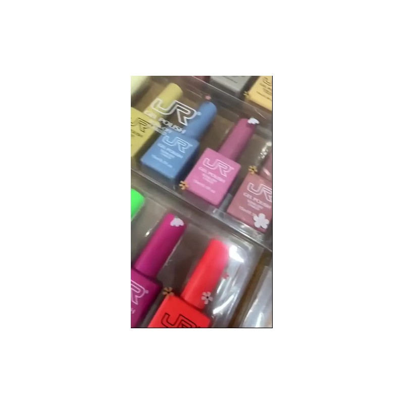 10 Gamas Gel Semipermanente Jr 6pz De 15 Ml Cuadrada