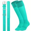UnFader Youth Adult Baseball Socks and Belts Combo, Adjustable Elastic