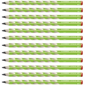 Handwriting Pencil - STABILO EASYgraph HB Green Right Handed Box of 12