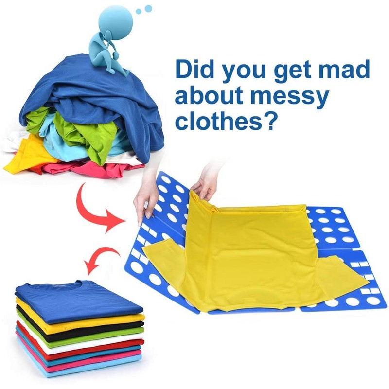 Shiwaki Folding Clothes Board Board, Lazy clothes folding board Folding