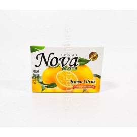 Royal Nova 3 bars Royal Nova FRUITY SOAP Lemon Citrus Extra Moisturizing 11/2026 READ
