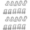MOREBEST 20 Pcs Clothes Hanger Connector Hooks,Mini Cascading Velvet Hanger