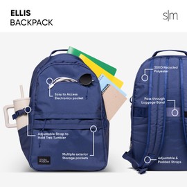 Simple Modern Ellis Backpack for School | Large 25L Elementary Middle and High School Bookbag for Kids and Teens | Girls and Boys | Rocky Top