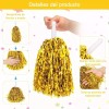 Lecute 12 Pares De Pompones Mechudos Fiesta Batucada Pom Pon