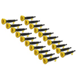 The ROP Shop | (Pack of 20) Flexible Gas Can Spout Kits with Filter Screen, 1/2" Vent Plug Base