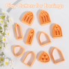 Puocaon Gothic Window Polymer Clay Cutters - 10 Pcs Gothic