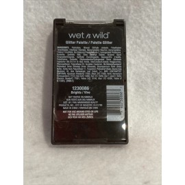 Wet n Wild Glitter Palette #1230086 Brights Vive   Multi Color Glitter