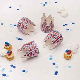 On The Wall Cute British Street and Garden Party Miniature Crowns - Queens Jubilee, Street Party, Eurovision, Birthday, Christmas, New Year Party Crowns