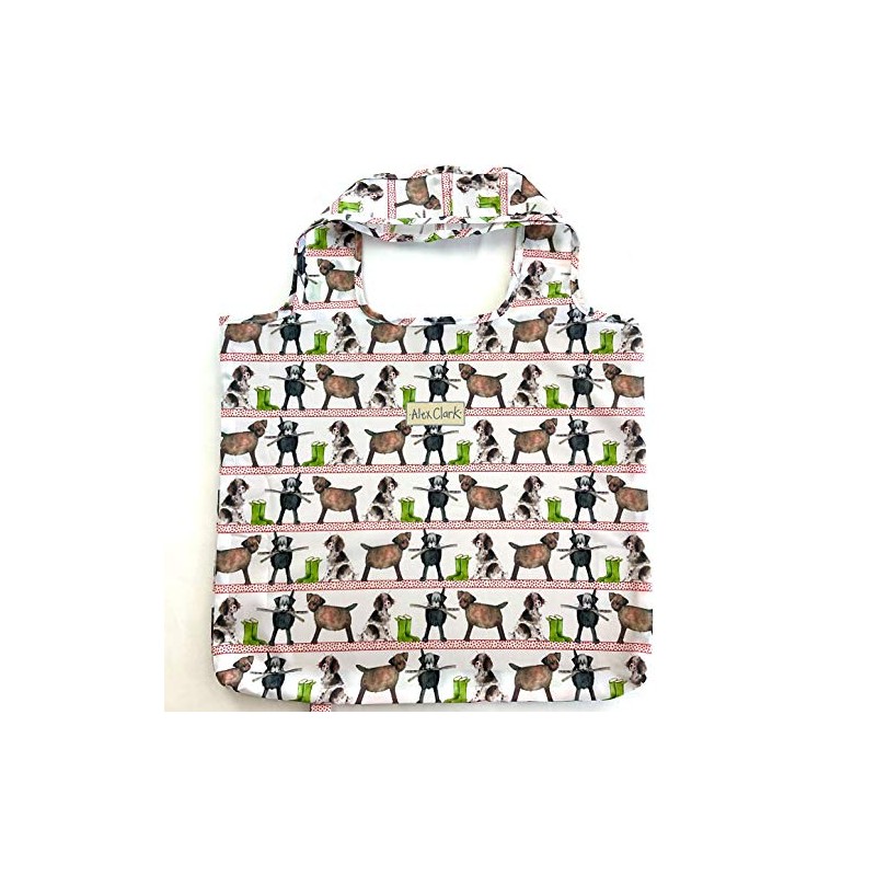 ALEX CLARK Country Dogs Reusable Shopping Bag - Unisex Tote
