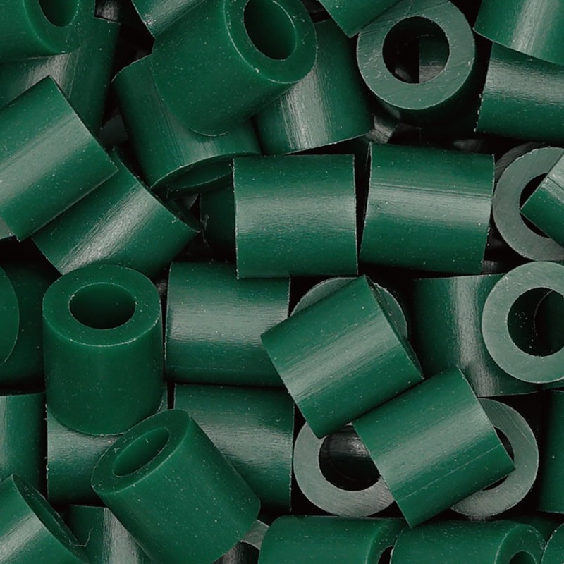 perler bead solid evergreen