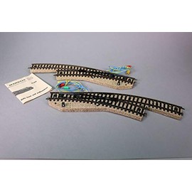 MARKLIN HO ELECTROMAGNETIC SWITCHES M Tracks Curves TURNOUTS Pair 5140 (Last Version) with Original Box+PAPERWORKS