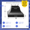 Deck Post Base Cover Durable, Snap-Together Shoe Base Instantly Transforms