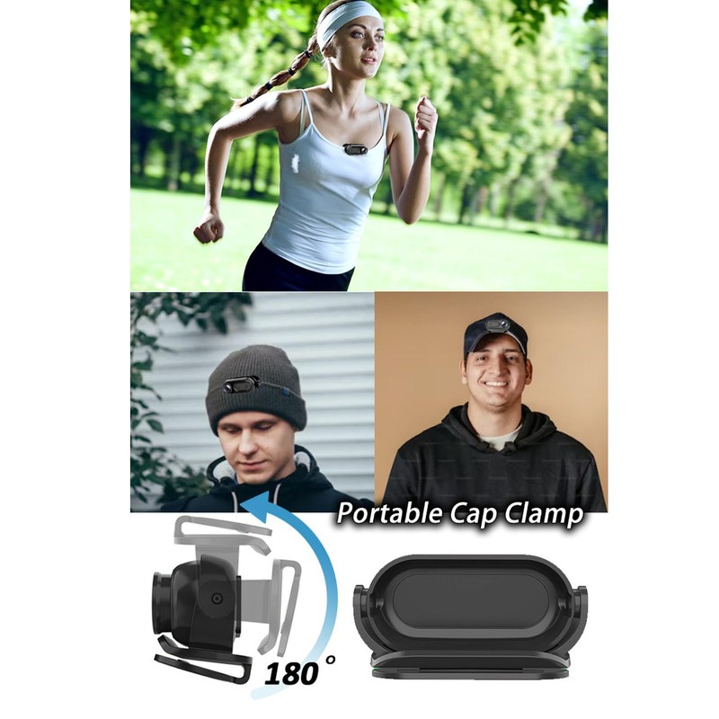 Mini Body Camera 1080P, Wearable Body Cam with Rotatable Clip
