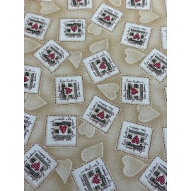 Red Rooster Love Potion #9 quilt fabric by Red Rooster style 2209 Pattern 11938 color BEI1