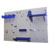 Wall Control Slotted Tool Board Workstation Accessory Kit Pegboard and