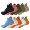 Hstyle 10 Pairs of Funny Socks, Kawaii Embroidered Cute Ankle