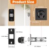 Lipshome Pocket Door Lock, Pocket Door Lock with Key, Pocket