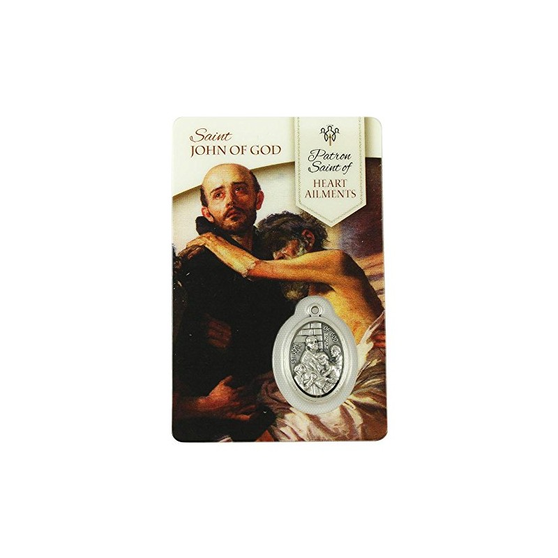 Saint John of God Healing Prayer Card