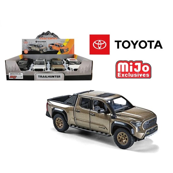 MiJo Exclusives 1:24 2024 Toyota Tacoma Trailhunter Edition Display Diecast