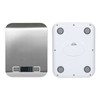 Kitchen Digital Scale Stainless Steel 10kg Waterproof White Backlight LCD
