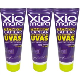Xiomara Tratamiento Con Extracto Uva Cabello Teñido 200g 3pz