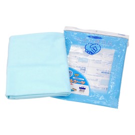 Bamboo Tiger Human Care Pile Sheet Light Blue