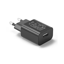 YIMINGOUFEI USB Charger European Standard 5V 2A 10W Black Nickel Plated Connectors