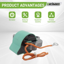 partszen Ignition Coil for OMC Evinrude Johnson Outboard 50-135 HP 502890 584632 582160 Early 1970s Sierra 18-5194,2-Pack ZF299V