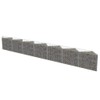 CHARMMA Gabion Wall Galvanized Steel 177.2"x11.8"x19.7"-20.4KG