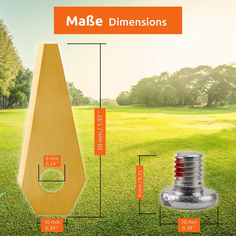 ECENCE 60x Titan Replacement Blade Quality compatible with Blades Bosch
