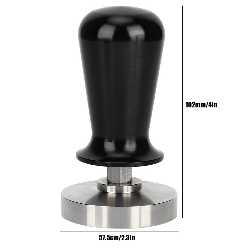57.5mm Stainless Steel Coffee Tamper Powder Flat Pressure Press Hammer