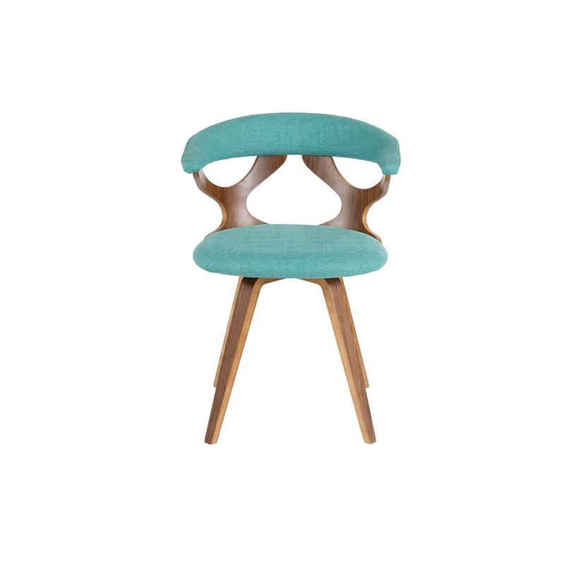 Carson Carrington Viby Mid-century Modern Swivel Dining/ - Grey Fabric/White