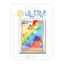 my-booster SWSH06-FR24-UB-211 Saturnin (Saverio) 211/198 Secret Rainbow Trainer, Ultraboost X Epée et Bouclier 6 Règne de Glace, Box of 10 French Pokémon Cards