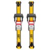 Cat 2 Piece Ratchet Tie Down Set with Soft Loops