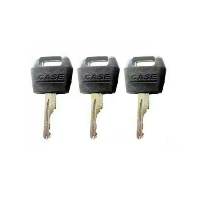 3Pcs Replacement Ignition Keys for Tractor, Compatible with D250 Dozer
