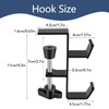 Bayyeskey Desktop Hook Under-Table Handbag Hanger Wallet Hook Simple for