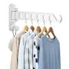 mizikuu Foldable Coat Hook, Wall Clothes Rack, Folding Hook, 180°