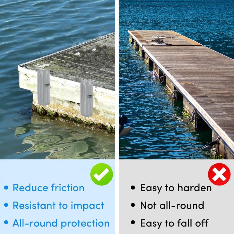 ORLANG 2Pack Dock Bumper Fender, Inflatable Dock Protection for Edging,