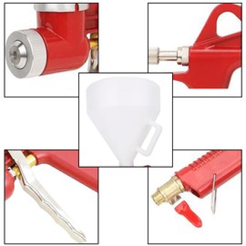 YSIL Drywall Texture Sprayer Hopper Gun Texture Sprayer Paint Sprayer 0.79 Gallon(3L) with 3 Nozzles(4.0mm/6.0mm/8.0mm) for Ceiling,Yellow Elbow