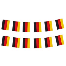 German Flags Germany Small String Flag Banner Mini National Country World Flags Pennant Banners For Party Events Classroom Garden Olympics Festival Grand Opening Bar Sports Celebration Decorations