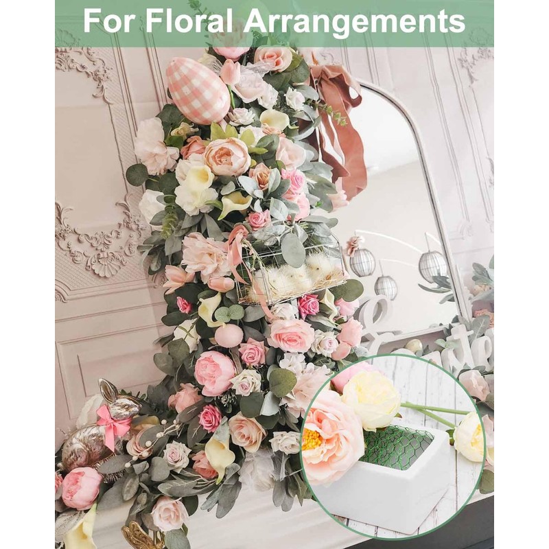 Mklsit Mklsit Chicken Wire for Floral Arrangements, 15.7 x 157