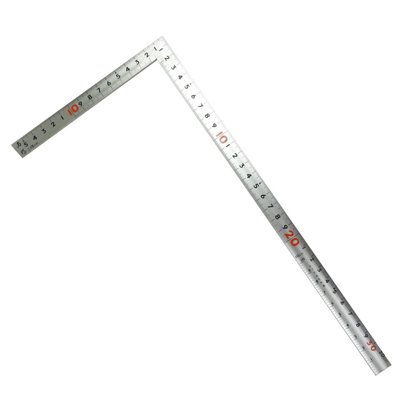 Shinwa Sokutei 10649 Curb Scale, Same Thickness, 11.8 inches (30