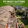 YYTECH Pack of 8 Gutter Leaf Protection, Rain Gutter Leaf