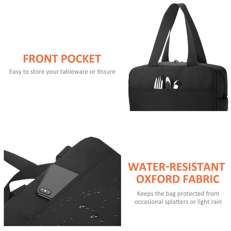 AOSBOS Small Cooler Bag Lunch Bag with Zip Waterproof for